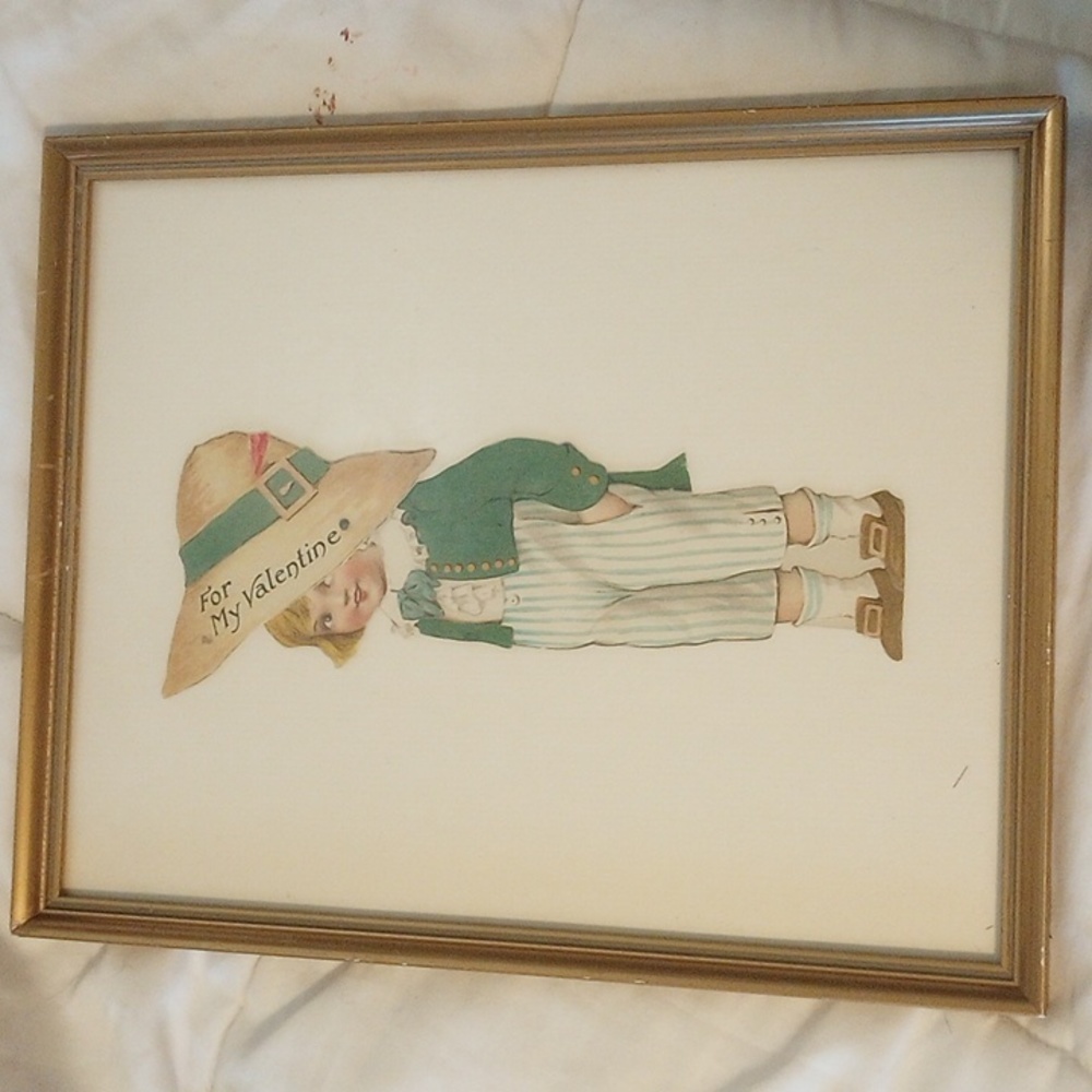 Framed Victorian scrap